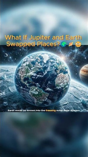 What If Jupiter and Earth Swapped Places?🌍🪐😳