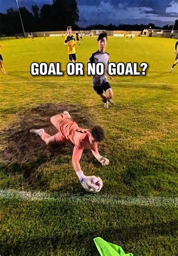 Goal or No Goal?🤔 #goalkeeper #goalkeeping #football #soccer #CapCut | goal or no goal