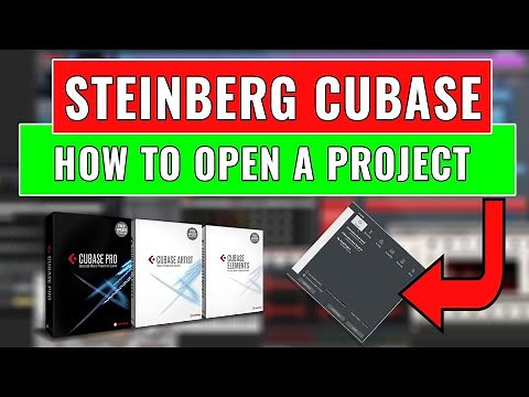 Steinberg #Cubase: How to Open a Project in Steinberg Cubase - OBEDIA Cubase Training & Tech Support