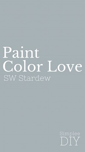 Stardew by Sherwin Williams is a calm and soothing blue paint color. Its versatility shines through as it effortlessly complements both warm and cool paint, making it a perfect choice for any home. ✨Have you used Stardew in your home? Let me know your thoughts about this color in the comments. ♥️ Looking for the perfect paint colors for your home? Follow Simplee DIY for more paint color inspo. #sherwinwilliams #sherwinwilliamspaint #swcolorforecast #swcolorlove #swcoloroftheyear #paintcolors #pa
