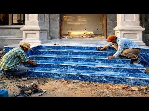 Construction Technology: Step-by-Step Granite Porch & Exterior Stair Installation
