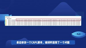 如何在CAPL中使用不同的编码