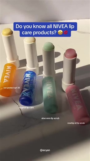 Discover Different NIVEA Lip Care Products!