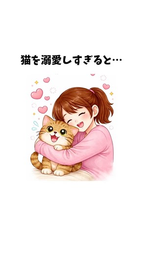 What happens when you dote on your cat too much... #cat