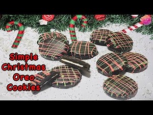 Simple Christmas Oreo Cookies| Christmas special recipe | Oreo Cookies