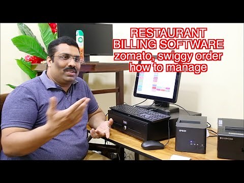 Restaurant billing Swiggy Zomato etc online order how to manage