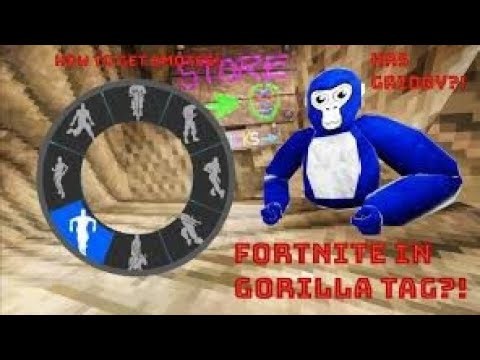 Trolling with fortnite mods inside of gorilla tag!