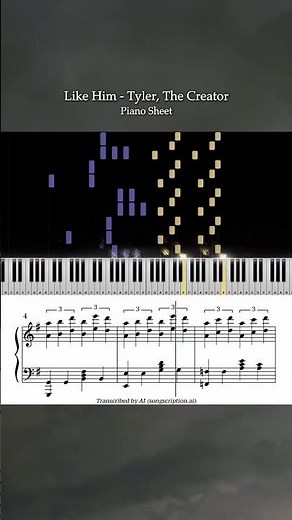 Like Him - Tyler, TheCreator (Piano Tutorial & Sheet Music)