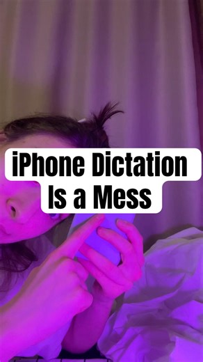 iPhone dictation is chaos.Letterly turns your voice into real lists. Try it.#Letterly #VoiceToText