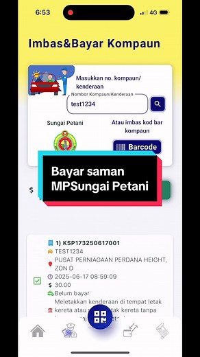 Bayar Saman Parking Dengan Flexi Parking App