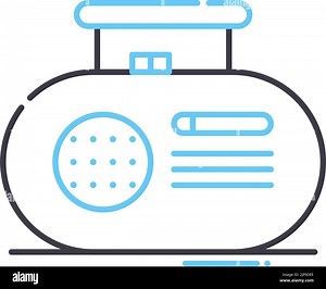 radio media line icon, outline symbol, vector illustration, concept sign Stock Vector Image & Art - Alamy