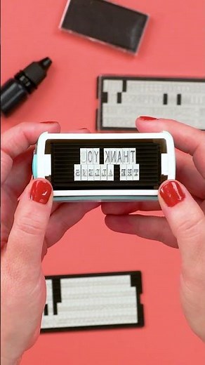 Typeset Stamp Punch by We R Makers
