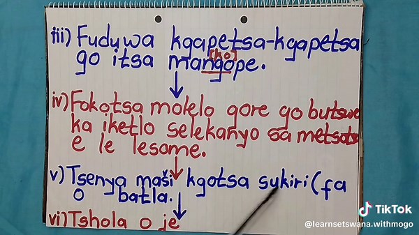 DITAELO LE DIKAELO (Part 2) | Learn Setswana Directions