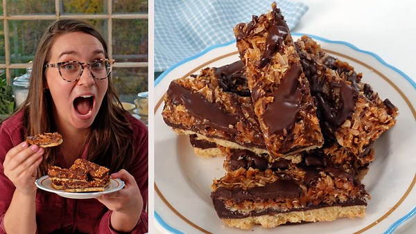 How to Make Samoa Cookie Bars