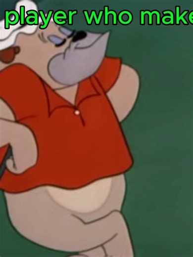 Noisy player during your back swing #golf#golfshot #golftiktok #noisy #cartoon