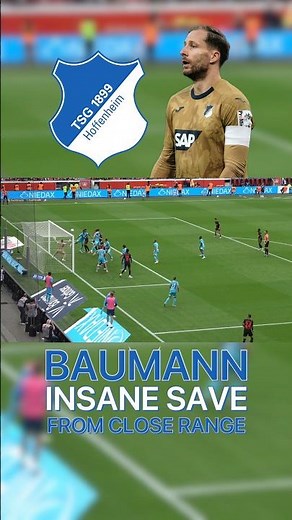 Oliver Baumann With a Ridiculous Point-Blank Save for hoffenheim!