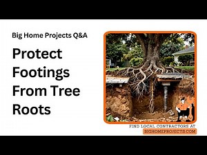 Tree Root Footing Depth Guide Using Drilled Piers