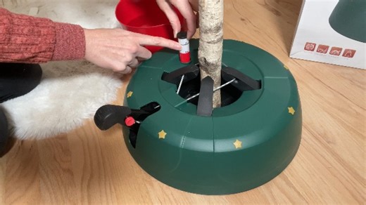 Watch How easy is it to use the Christmas tree stand? Watch to see! on Amazon Live