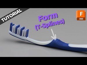 Zahnbürste mit Form in Fusion 360 modellieren (T-Splines) - Tutorial