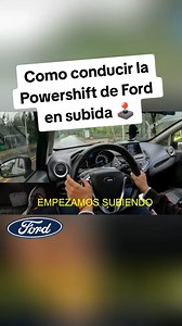 Cómo conducir caja powershift de Ford en subida, conducción caja automática en carretera #ford #powershift #autoescuela | Aprenda a conducir fácil.