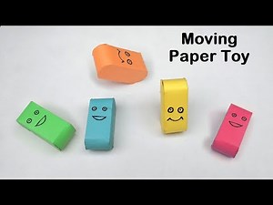 How to make moving paper toys | Easy paper toys
