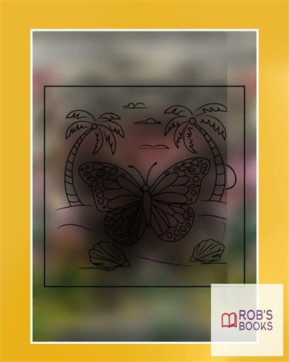 bold and easy Cozy Butterfly Coloring Pages