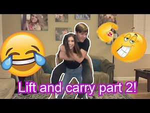 lift and carry challenge with my 80 pound girlfriend part 2! (piggyback and shoulder ride challenge)
