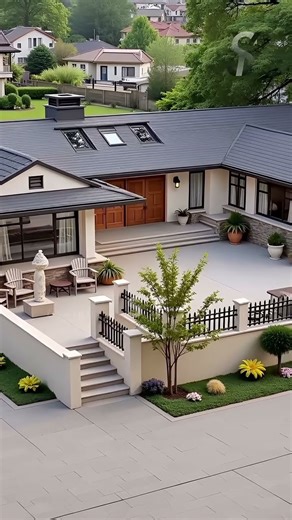 Beautiful Three-Room House with Spacious Courtyard | Traditional Modern Design