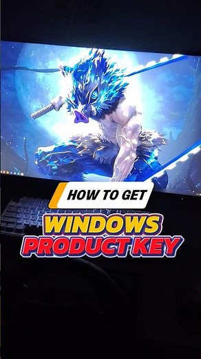 How to get Windows Product Key 👇