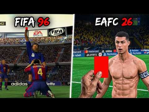 Getting Red Card in Every FIFA (1996-2026)