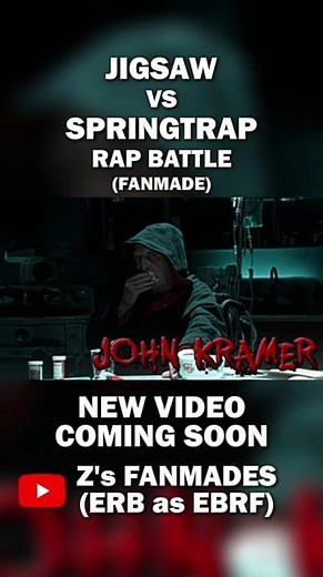 Jigsaw vs Springtrap. RAP BATTLES as EBRF Fanmade SNEAK PEAK! #zsfanmades #erbasebrf #erb #keyblade
