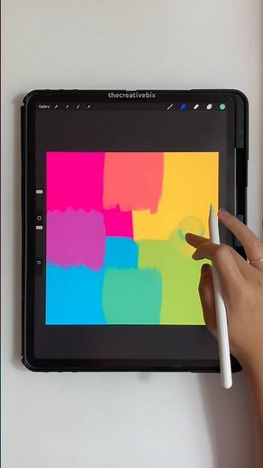 easy blending #shorts #digitalart #ipad #procreate #drawing #painting #colors #cute #aesthetic #love