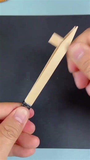 the process of making chopsticks using ice cream sticks#shorts