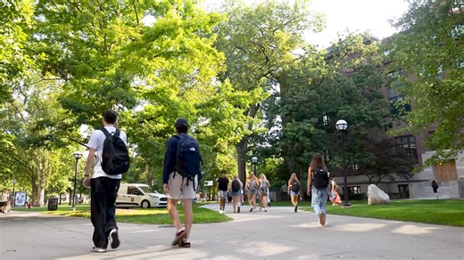 Total enrollment at the U-M's Ann Arbor campus reached a record-breaking total enrollment this fall of 53,488 students, including 8,178 first-year and 1,533 transfer students, as it remains the state’s most sought-after public research institution. myumi.ch/4mzgA #GoBlue | University of Michigan