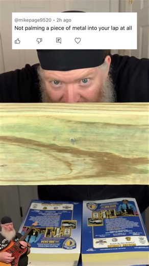 Chris Rider on Instagram: "Just a washcloth and a nail. 🤷‍♂️ #comment #guitar #nail"