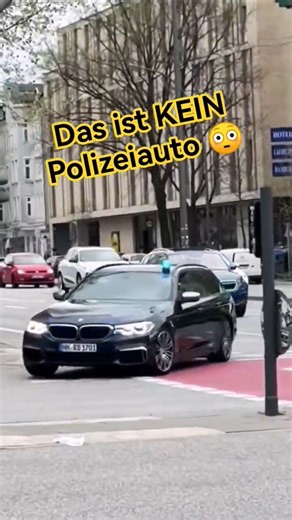 Dieses Auto gehört NICHT zur Polizei 😳🚨