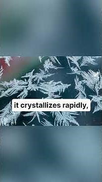 Instant Ice: The Magic of Supercooled Water! #facts #science
