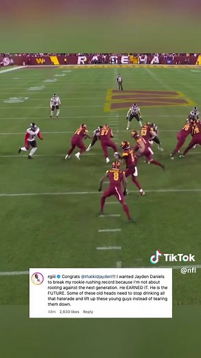 Jayden Daniels Breaks RG3's Rookie QB Rushing Record