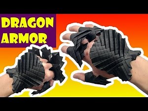 Origami Dragon Armor FOR CLAWS by Yakomoga - Easy Origami tutorial