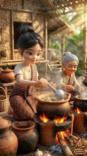 Cooking Noodle Soup with Grandma #BophaRecipes