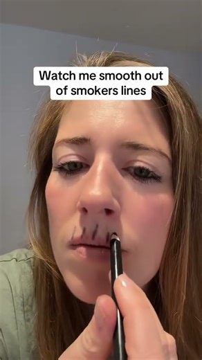 Smooth out smokers lines with this massage for the mouth and lips.#mouthlines