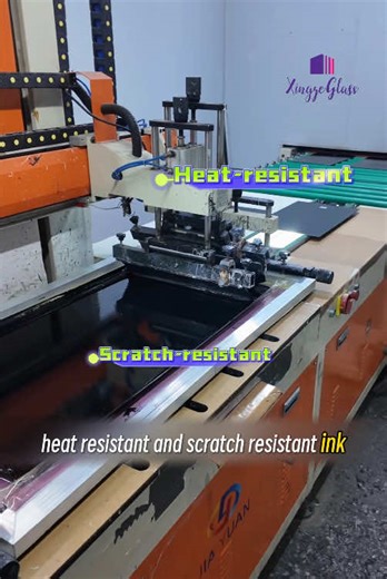 Appliance Glass Silk Screen Printing | Precise & Durable Finish #applianceglass #silkscreenprinting #glassprocessing #OEM #wholesale