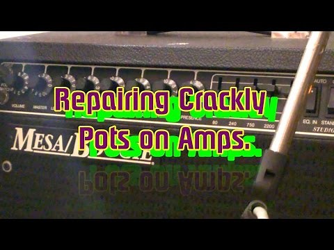 Fixing Pots on Amps- (crackles n vol jumps )-Simple, cheap, quick fix.