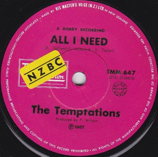 The Temptations - All I Need