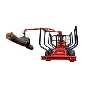 [Hot Item] Mini Electric Wood Log Grabber Timber Crane Loader for Trailer with
