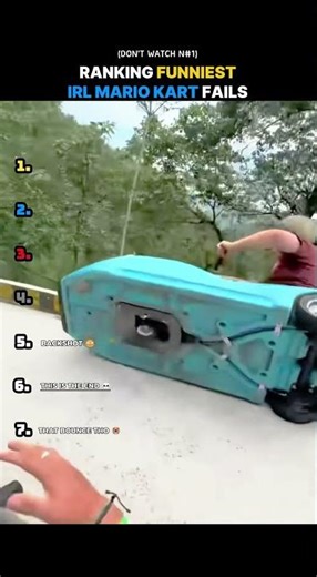 Ranking Best Mario Kart Fails