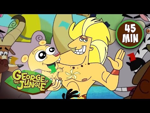 George of the Jungle | Steve VS George | Full Episodes Collection | Cartoons For Kids
