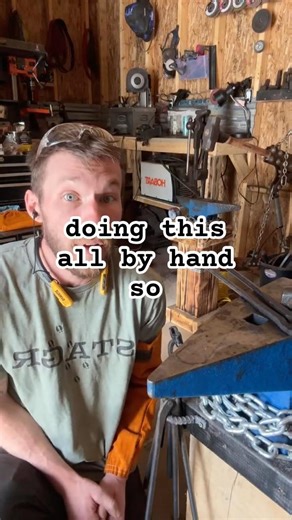 Damascus by Hand 🤚⚒️👀 #knifemakingtutorial #welding #bladesmith #howto #diy #tools