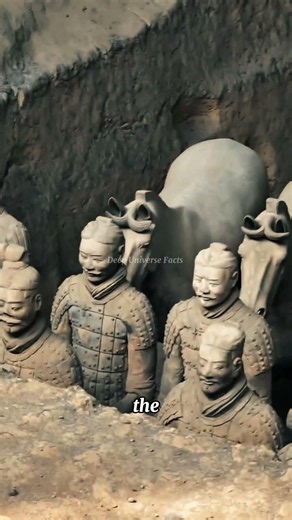 The Terracotta Army: 8,000 Silent Warriors Buried for 2,200 Years! 😱#facts #shorts #china #youtube