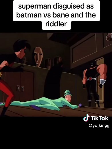 bane aint know what to do😂 #batman #superman #bane #nightwing #dccomicsuniverse #theriddler #viral #foryou #dc #batmanarkhamorigins
